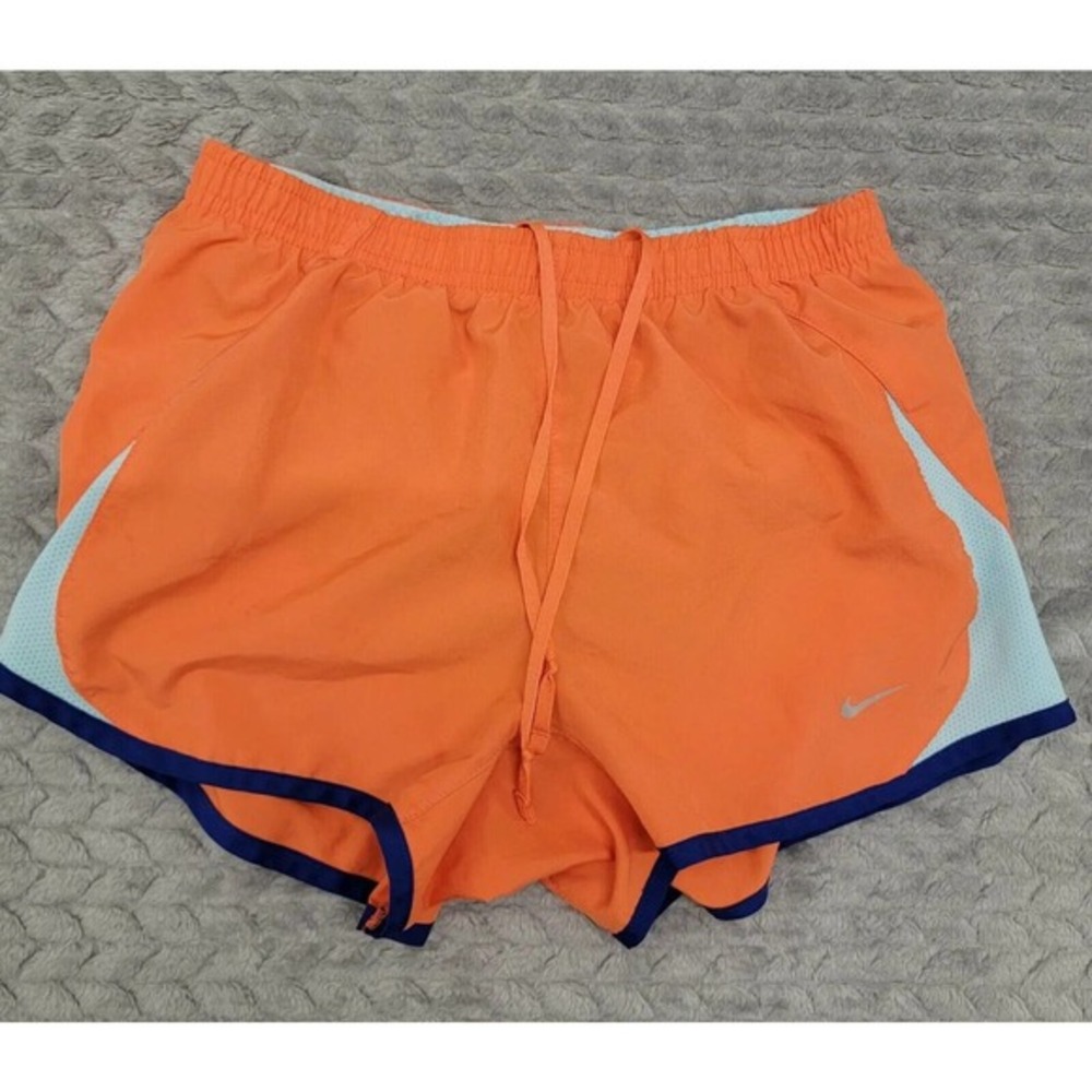 Nike Womens Dri-Fit Tempo Running Shorts Size XS Orange 573728
